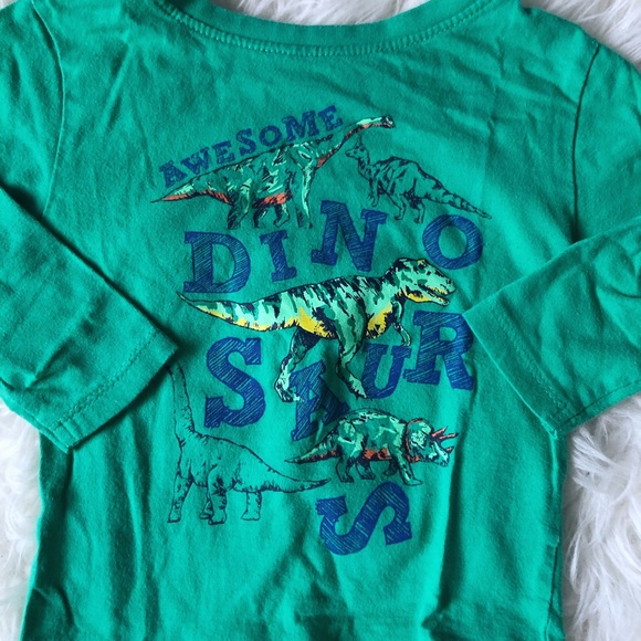 Long Sleeve Dinosaur T-Shirt - Picture 2 of 3
